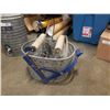 Image 2 : Galvanized drink dispenser and wash bucket with milk can