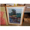 Image 2 : LARGE BOX OF CANVAS PAINTINGS AND PRINTS