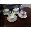 Image 1 : 4 TEACUPS AND SAUCERS, FOLEY, ROYAL STAFFORD AND OTHER