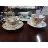 Image 3 : 4 TEACUPS AND SAUCERS, FOLEY, ROYAL STAFFORD AND OTHER