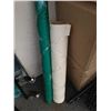 Image 2 : 5 foot roll of green Fabric and roll of shipping paper