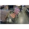 Image 2 : WOOD FOLDING PATIO TABLE WITH 3 FOLDING CHAIRS