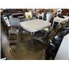 Image 1 : MCM table with 4 chairs and step stool chair