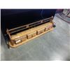 Image 1 : PINE COAT HANGER WALL SHELF WITH 4 DRAWERS
