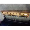 Image 3 : PINE COAT HANGER WALL SHELF WITH 4 DRAWERS