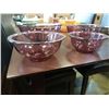 Image 2 : PURPLE PYREX 4 PIECE MIXING BOWL SET