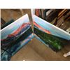 Image 3 : 3 PIECE CANVAS PRINT AND 2 PRINTS