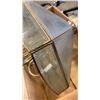 Image 2 : Vintage brass and glass hanging light
