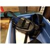 Image 2 : TOTE WITH JUMPS SHOES, MOTION SENSOR SPRINKLER AND CARIBOU BEER HATS