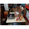 Image 1 : LOT OF RECORDS, MASSAGER DVD, MOVIES, SPEAKERS POKER CHIPS AND CANDELABRA