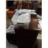 Image 2 : Lot of sheer drapery panels and small tote