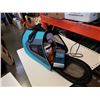 Image 1 : PET CARRIER, BLANK DVDS, BATTERY CHARGER AND CLOCK RADIO