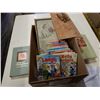 Image 2 : Box of archie comics, florence nightengale, anne of green gables and leather book cover