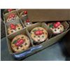Image 2 : 2 TRAYS OF CABINET HINGES, LIDDED DISHES, LIPSTICK CASES