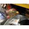 Image 2 : TOTE OF ESTATE GOODS, SCRABBLE GAME, PURSE, BALL THROWERS