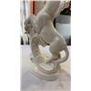 Image 19 : PORCELAIN EASTER BASKET AND 2 UNICORN FIGURES - ONE HAS BEEN REPAIRED