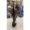 Image 9 : WOOD CARVED SWORDFISH AND BIRD