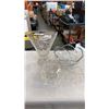 Image 1 : 2 HEAVY CUT CRYSTAL BOWLS AND PINWHEEL CRYSTAL VASE