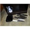 Image 1 : Taylor scale, Homedics humidifier and chef knives