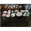 Image 1 : LOT OF CHINA PLATTERS, CUPS AND SAUCERS - SOME CHIPS, ROYAL ALBERT, ADDERLY, MYOTT AND OTHERS