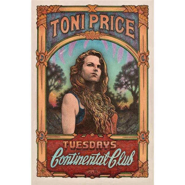 Danny Garrett Original Continental Club Poster Art