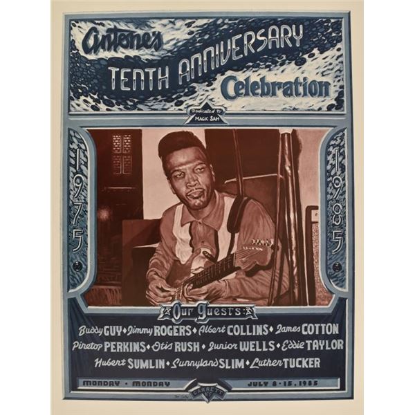 Antone's 10th Anniversary Poster Danny Garrett