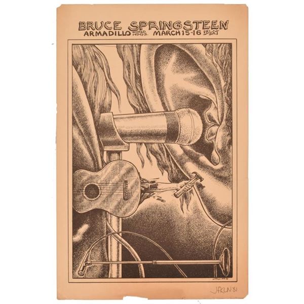 AWHQ Bruce Springsteen Poster by Jim Franklin