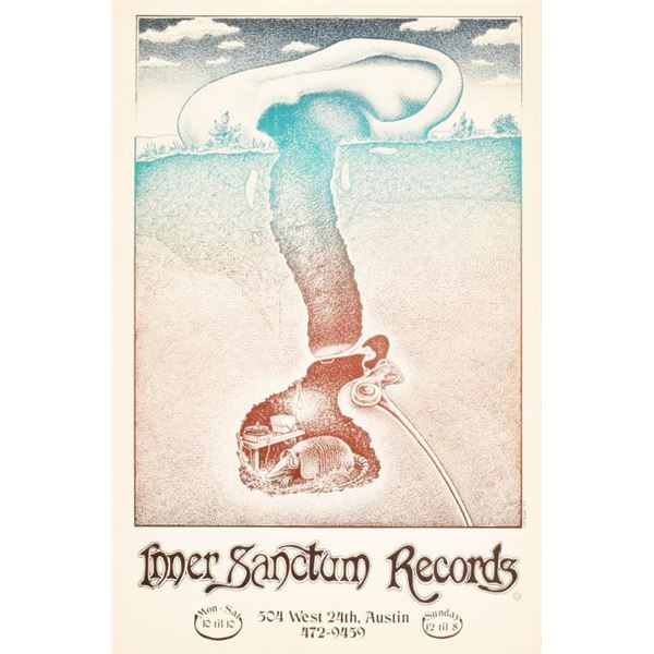 Inner Sanctum Records Poster by Jim Franklin