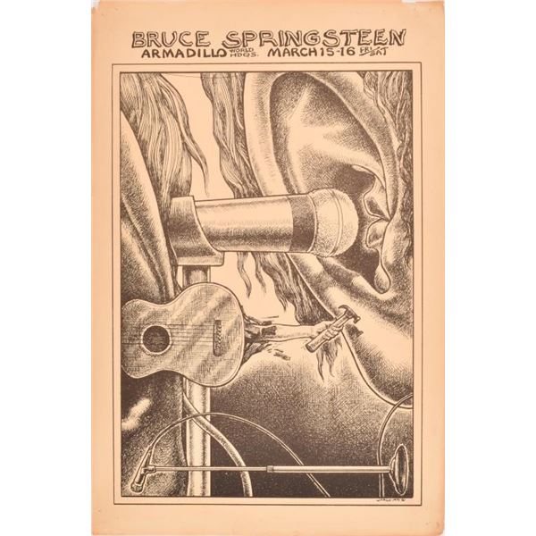 AWHQ Bruce Springsteen Poster by Jim Franklin