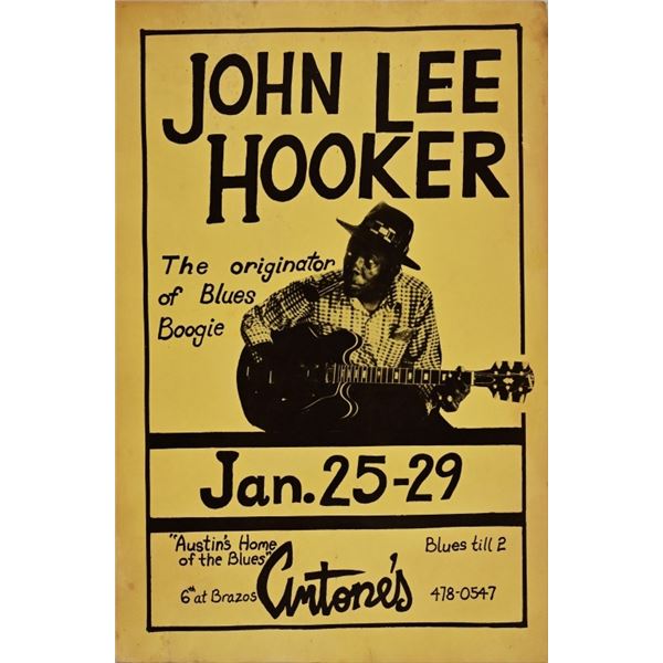Antones Poster John Lee Hooker