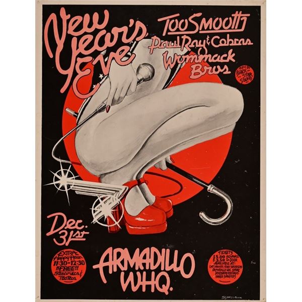 AWHQ Poster New Years 1976 Sam Yeates