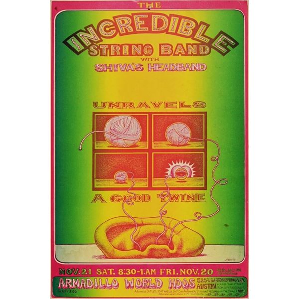 AWHQ Incredible String Band Handbill