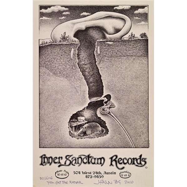 Inner Sanctum Poster Signed by Jim Franklin