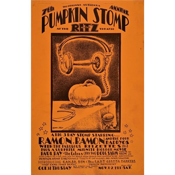 Ritz Theatre Pumpkin Stomp Poster Jim Franklin