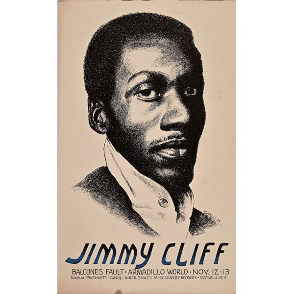 AWHQ Jimmy Cliff Poster Jim Franklin