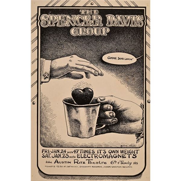 Ritz Theatre Spencer Davis Group Poster