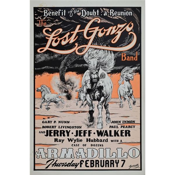 AWHQ Lost Gonzo Band Poster