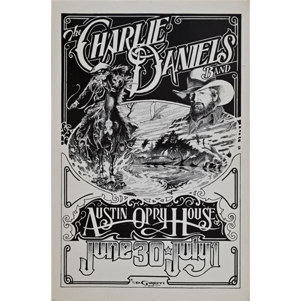 Austin Opry House Charlie Daniels Band Poster