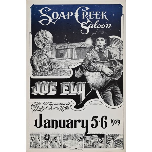 Soap Creek Saloon Joe Ely Poster