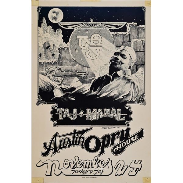 Austin Opera House Taj Mahal Poster