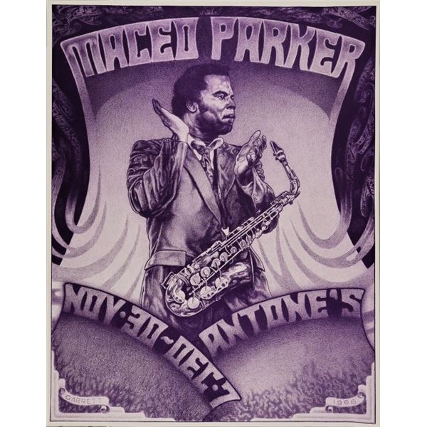 Antone's Maceo Parker Poster by Danny Garrett