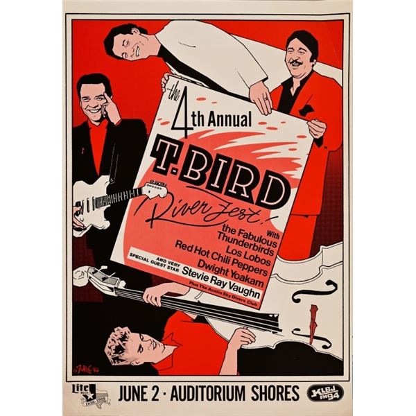 4th Annual T-Bird Riverfest Poster Guy Juke
