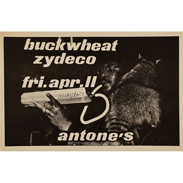 Antone's Buckwheat Zydeco Poster
