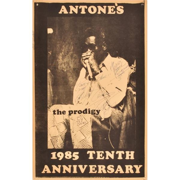 Antone's Signed The Prodigy Poster 1985