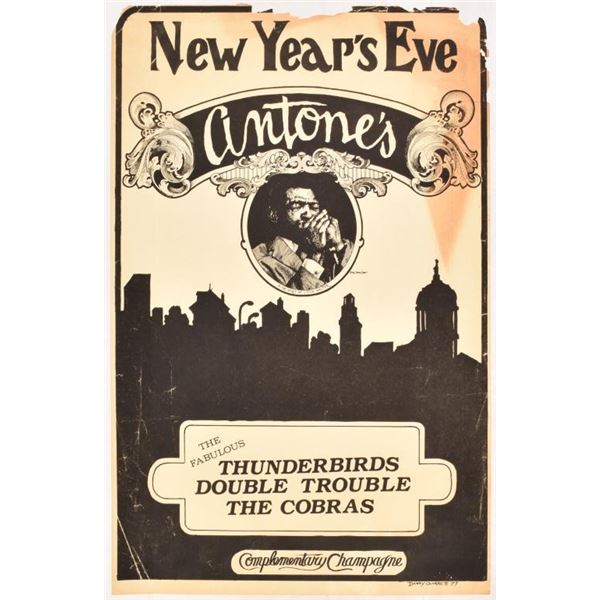 Antone's Fabulous Thunderbirds Poster by Garrett