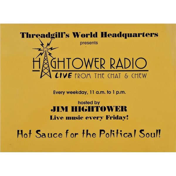 Hightower Radio Poster