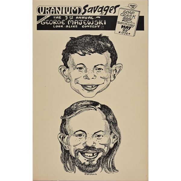 Soap Creek Saloon Uranium Savages Poster