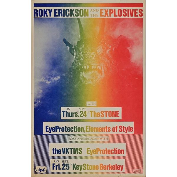 Roky Erickson and the Explosives Poster