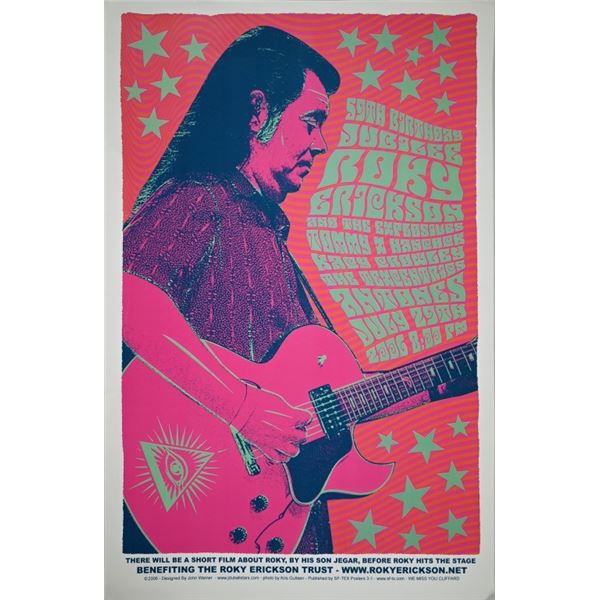 Antone's Roky Erickson 59th Birthday Poster