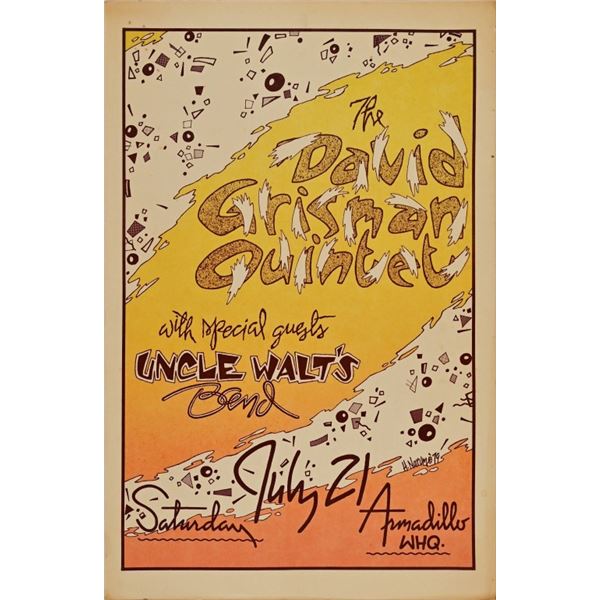 AWHQ David Grisman Quintet Poster